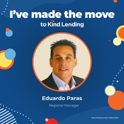 Eduardo brings a wealth of experience and a proven track record of success in the mortgage industry to Kind Lending. He will oversee regional operations and spearhead growth initiatives in his new role.