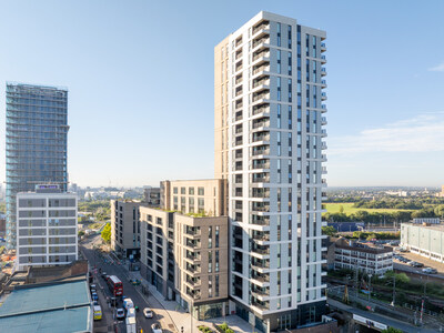 Mitre Yard is a newly completed residential development in North West London. (CNW Group/Alberta Investment Management Corporation)