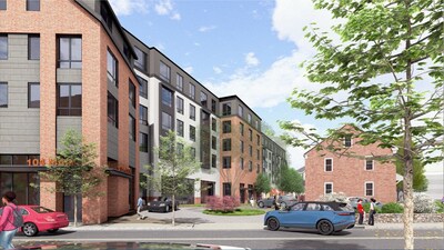 Rendering of Elysian Watertown at Square Development