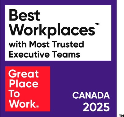 2025 Best Workplaces with Most-Trusted Executive Teams