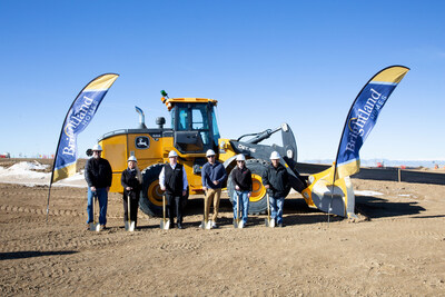 Brightland Homes team breaking ground at Windler.