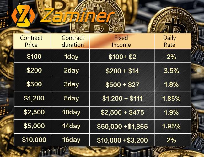 ZA Miner's mining contracts are tailored to accommodate users of all skill levels.